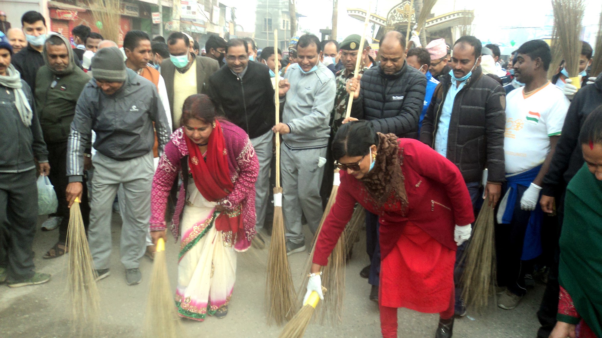 स्वच्छ मधेश, समृद्ध प्रदेश नाराका साथ वीरगंजबाट मुख्यमन्त्री स्वच्छता अभियान शुभारम्भ