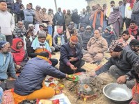 दलित समुदायका लागि सामुदायिक भवन शिलान्यास