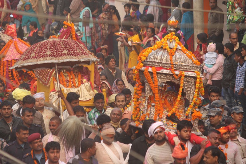 जनकपुरधाममा सीताराम विवाह महोत्सव भव्य रूपमा मनाइँदै