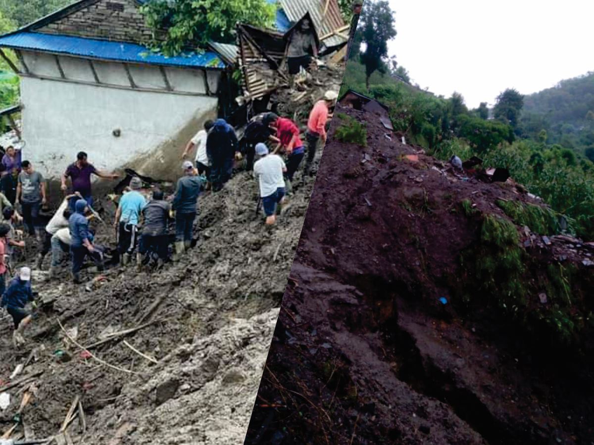 लमजुङ पहिरो अपडेटः बेपत्ता वृद्धको शव भेटियो